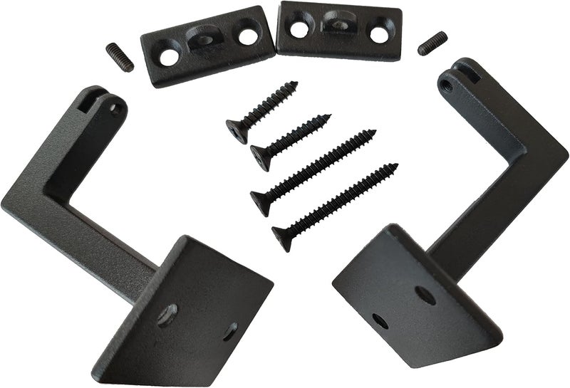 Langdoly Heavy Duty Swivel 𝐙𝐈𝐍𝐂 𝐀𝐋𝐋𝐎𝐘 Handrail Brackets 𝗡𝗢 𝗪𝗘𝗟𝗗𝗜𝗡𝗚, 𝗔𝗡𝗧𝗜-𝗥𝗨𝗦𝗧, Integrated DIE-𝗖𝗔𝗦𝗧𝗜𝗡𝗚 Brackets for Indoor Staircase (Pack of 5) - Image 5